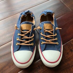 Women Converse Blue Sneakers
